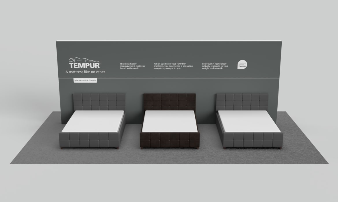 Tempur Store Brand Wall 